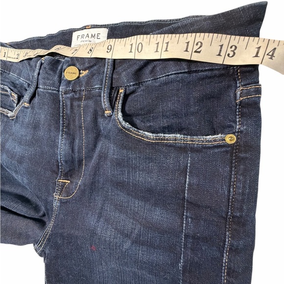 Frame Denim Le Crop Mini Boot Jeans with Hem Slits Sz 27 - Picture 10 of 13